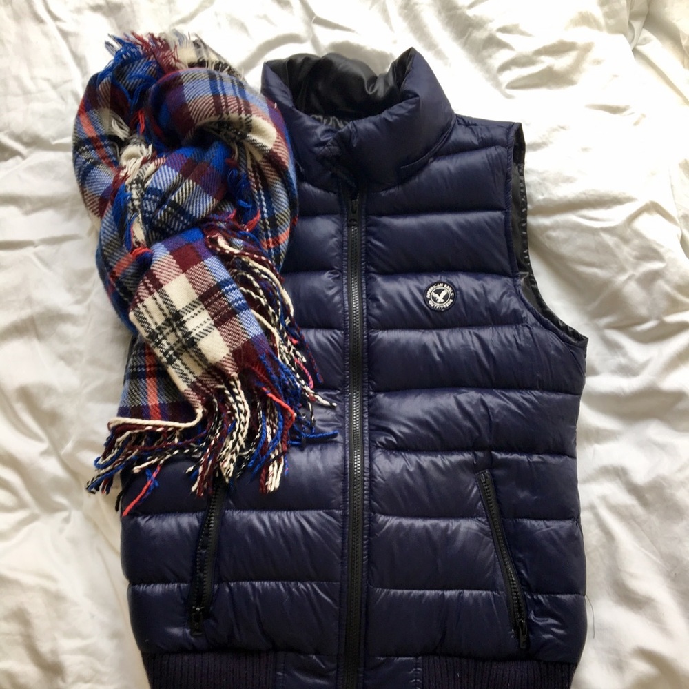 Madewell plaid chunky scarf